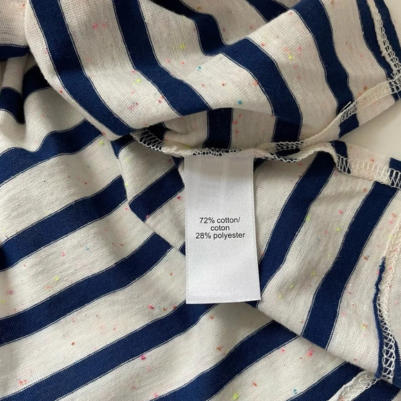 Maurices NWT 24/7 White & Blue Striped Flecked Forever Tank Top Medium Women’s - Picture 10 of 11